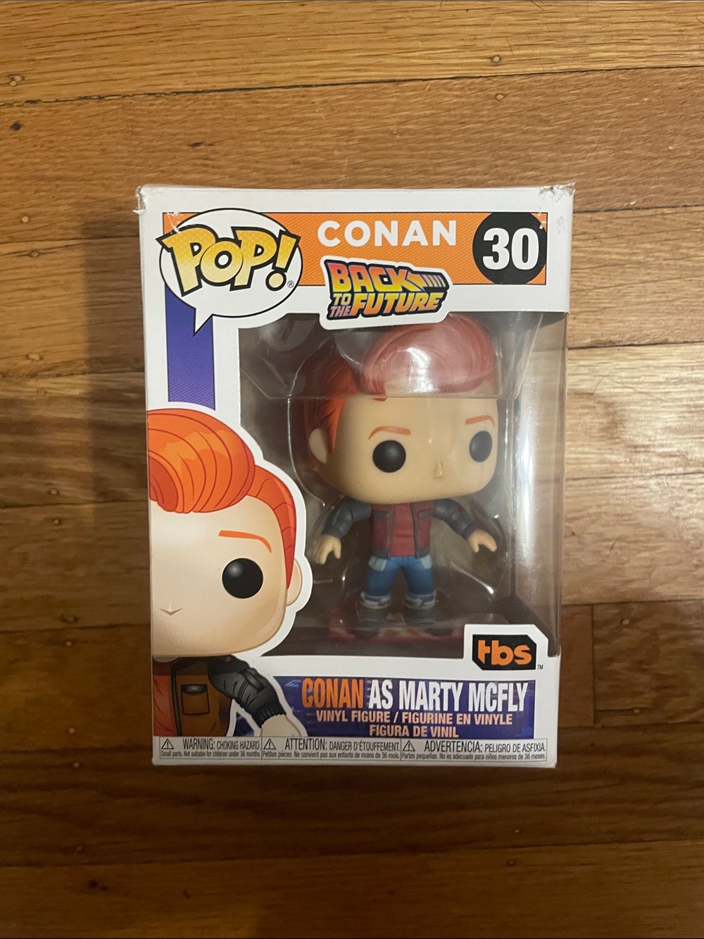 Funko Pop! Conan as Marty McFly Vinyl Figure - Red Hair, Blue Outfit